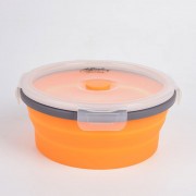 Контейнер складной с крышкой-защелкой 550 мл Оранжевый Tramp TRC-088-orange